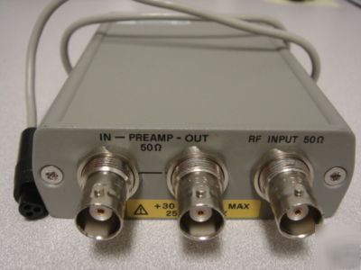 Hp 85902A burst carrier trigger/rf preamp 10MHZ to 2GHZ