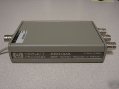 Hp 85902A burst carrier trigger/rf preamp 10MHZ to 2GHZ