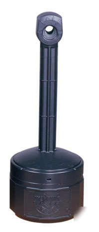 Justrite personal smokers cease fire receptacle black