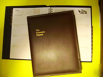 New 2011 leather weekly or monthly executive planner
