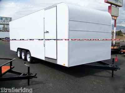 New closed rhino golfcart car hauler enclosed trailer