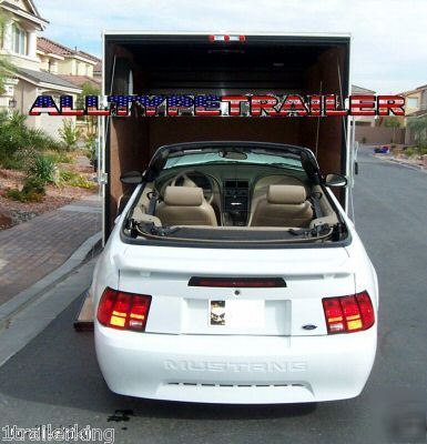 New closed rhino golfcart car hauler enclosed trailer