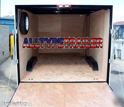 New closed rhino golfcart car hauler enclosed trailer