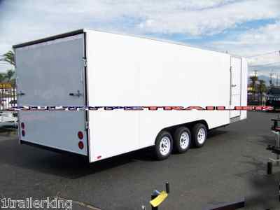 New closed rhino golfcart car hauler enclosed trailer