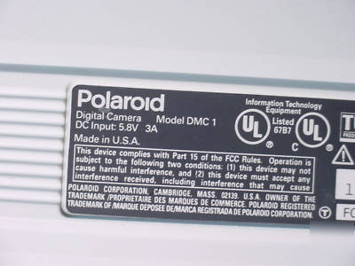 Polaroid digital microscope camera dmc 1 f/ leica MZ125