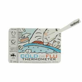 Thermometer nextemp reusable cold/flu card each