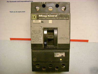 Square d KAP3625025M 250AMP 600V 3PHASE