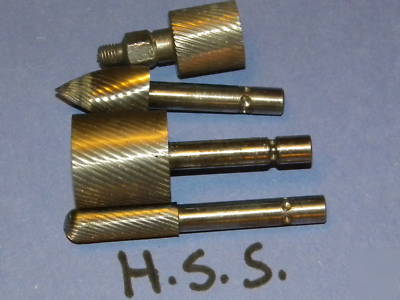 Rotary files jarvis 4 hss and 3 carbide great set 