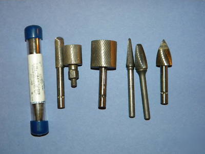 Rotary files jarvis 4 hss and 3 carbide great set 