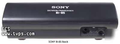 Sony bi-85 BI85 standard cassette transcriber