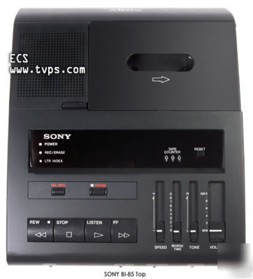 Sony bi-85 BI85 standard cassette transcriber