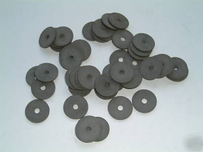 50 rubber washers 25.4MM o/d x 5.6MM i/d x 2MM thk