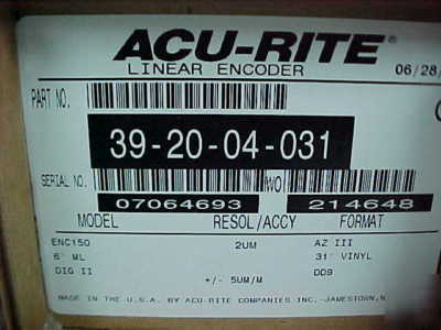 Acu-rite millpower cnc control package msrp $14,500