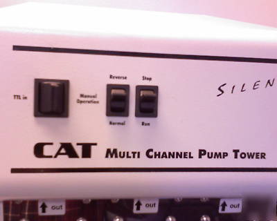 Cat multichannel pump tower