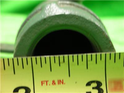Brass distribution manifold nipple barb pipe 1/4 1 1/8