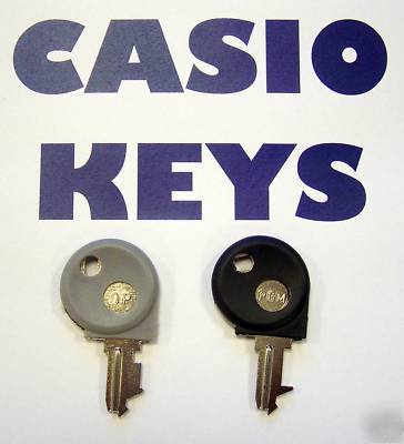 Casio cash register key set (operator & program)