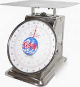 Flat plate stainless steel scale - 9.5IN x 9.5IN