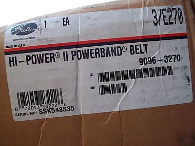 Gates 3E270 hi power ii power band belt