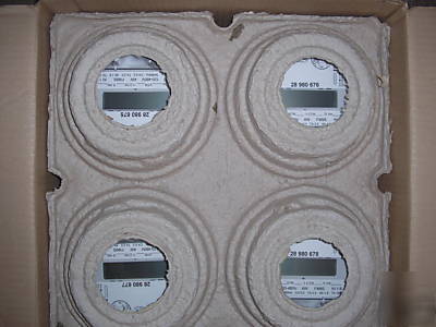 Ge- watthour meter (kwh), network, v-62S - lot of 4 