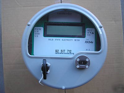 Ge- watthour meter (kwh), network, v-62S - lot of 4 