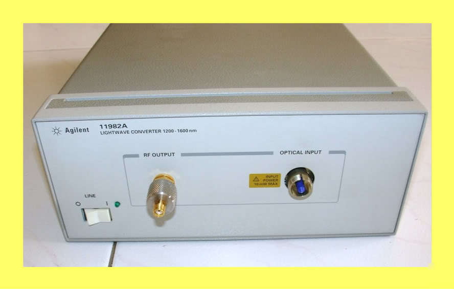 Hp/agilent 11982A amplified lightwave converter opt 012