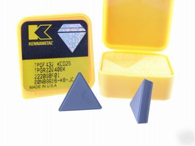 20 kennametal tpgf 432 diamond carbide inserts G076S