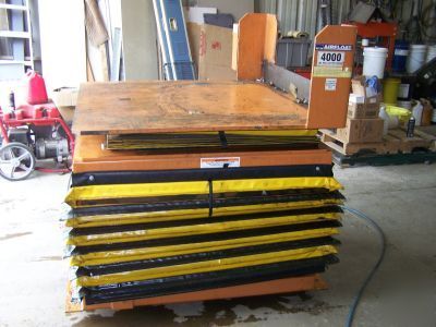 Airfloat lift & tilt table / lift table