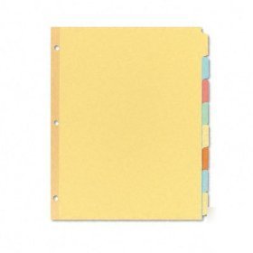 Avery 11509 recycled plain dividers w multicolor tabs 
