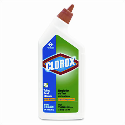 Clorox toilet bowl cleaner with bleach, 24OZ bottle