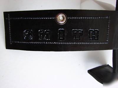 Firefighter leather universal radio holder sav-a-jake