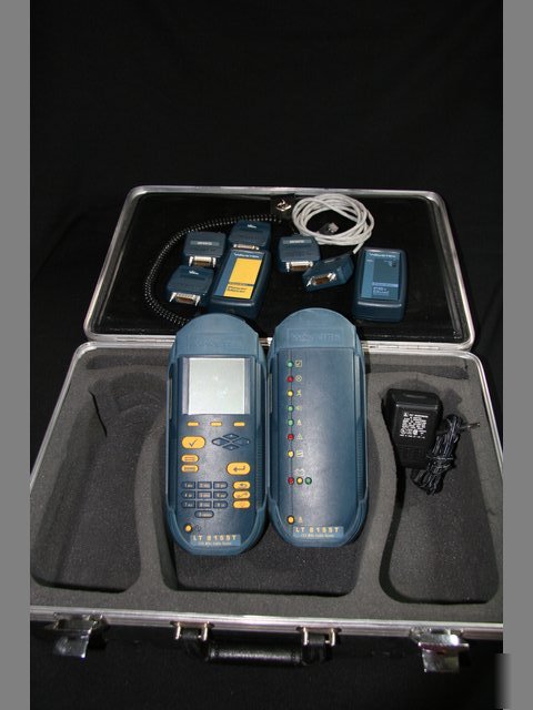 Ideal LT8155T category 5/5E lan cable certifier w/case