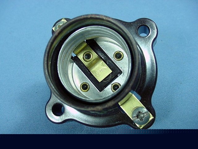 Leviton brown pony cleat lamp holder light socket
