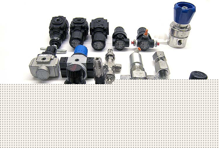 Lot 12 air pressure regulator norgren smc gauge valve