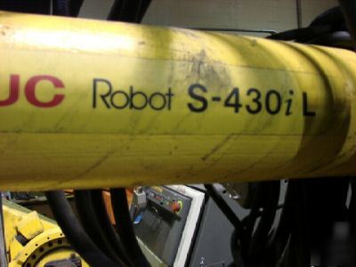 New fanuc S430IL 6 axis cnc robot, 2001, low hours