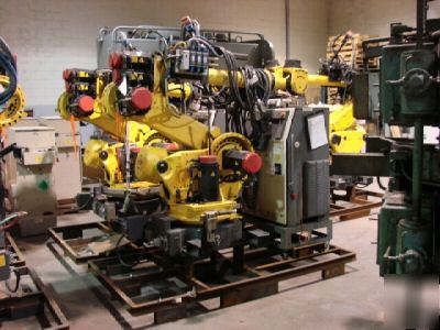 New fanuc S430IL 6 axis cnc robot, 2001, low hours