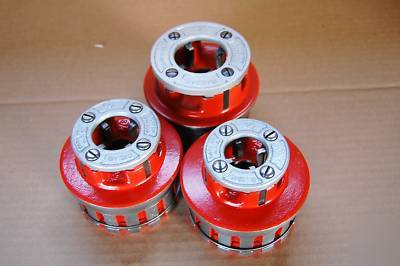 Ridgid 12-r pipe threader & 6 dies plumbing hand tools 