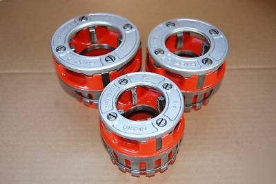 Ridgid 12-r pipe threader & 6 dies plumbing hand tools 