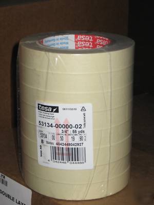 Tesa 53134 3/4IN x 55YD - 8 rolls, high grade masking 