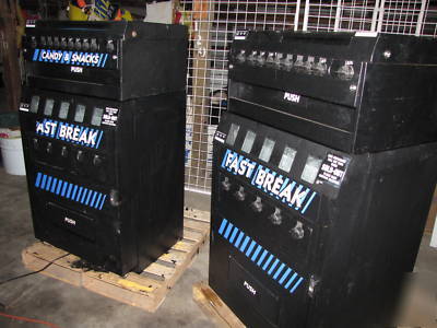 Two combo vending machines** snack and soda