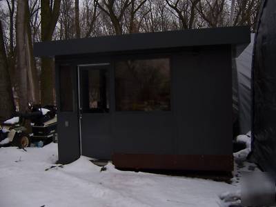  par-kut security gaurd ticket booth building shack