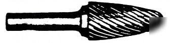 12 pc. carbide burr set, double cut