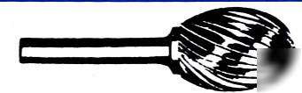 12 pc. carbide burr set, double cut