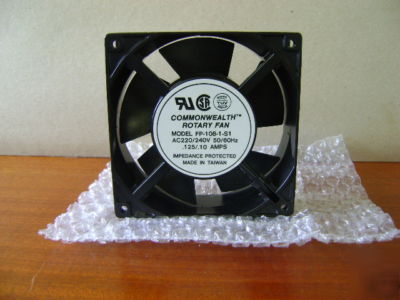 40 x commonwealth axial 119X119X38MM 220/230V ac fans 
