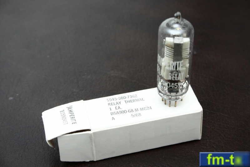 Amperite 115NO45T vacuum thermal delay relay nos 