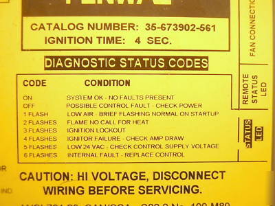 Fenwal 35-673902-561 ignition control for all hi delta