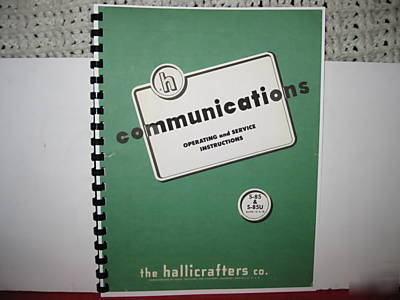 Hallicrafters s-85 s-85U operating & service manual