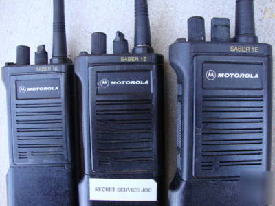 Motorola saber 1E 24 ch vhf radio 146-174 mhz lot 6 02