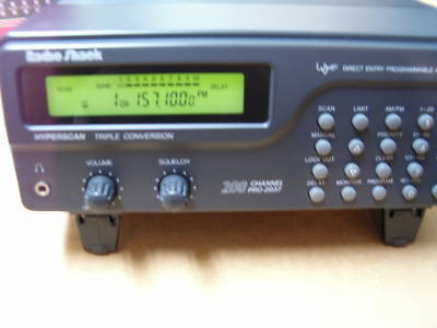 Radio shack 20-461 pro-2037 200 channel home scanner