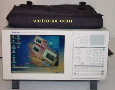Tektronix TLA714 logic analyzer + TLA7N4