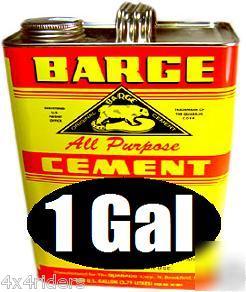 One gallon 1GAL 130OZ barge leather rubber cement glue